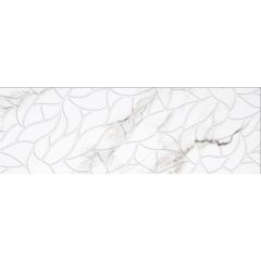 Стена Gravita Carara bianco era 30x90 см ректиф.глянц. Супербелый (78801845)