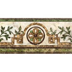 Бордюр Europa Ceramica Cen Losanga Roma Beige 22,5х45 см