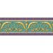 Бордюр Ceramique Imperiale Золотой бирюзовый 9х25 см (05-01-1-93-03-71-905-0)