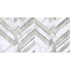 Плитка настенная Golden Tile Marmo bianco Chevron белый 30х60 см (G70151)
