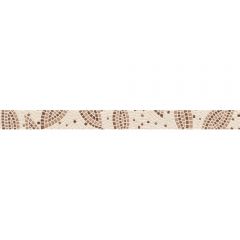 Бордюр Golden Tile Travertine mosaic коричневый 3х40 см (1Т1301)