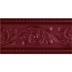 Бордюр Carmen Caprichosa Cenefa Yara Burdeos 7,5х15 см (MPL-040116)