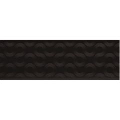 Плитка Meissen Spin Black Geo 25х75 см (O-SPI-WTU231)
