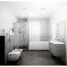 Плитка Meissen Elegance белый 25х75 см (EGU051D)