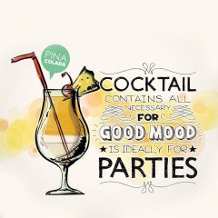 Декор Артвалентто Cocktail 2 15х15 см