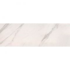 Керамическая плитка Eurotile Amina Calacatta рельеф 29,5х89,5 см (674 AMM1WT)