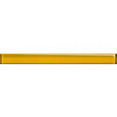 Бордюр Cersanit стеклянный Universal Glass желтый 4х45 см (UG1H061)
