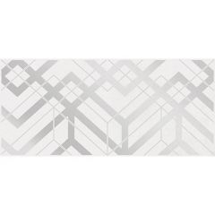 Вставка Cersanit (Церсанит) Alrami серая геометрия 15916 20х44 см