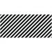 Вставка Cersanit Evolution диагонали черно-белый (EV2G442) 20х44 см