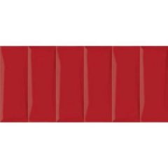 Настенная плитка Cersanit (Церсанит) Evolution рельеф кирпичи красный (EVG413) 20х44 см