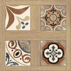 Керамогранит Cersanit (Церсанит) Florence пэчворк, узоры, многоцветный (16101) 42х42 см