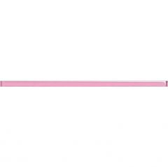 Бордюр Cersanit Universal Glass розовый UG1G071 2х44 см