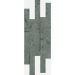 Декор Italon (Италон) Genesis Дженезис Грэй Брик 3D 28х78 см, толщ. 1 см (620110000088)