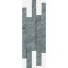 Декор Italon (Италон) Genesis Дженезис Силвер Брик 3D 28х78 см, толщ. 1 см (620110000089)