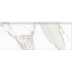 Плинтус Kerama marazzi Алентежу белый матовый обрезной 12х30 см (FMF007R)