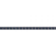Бордюр Kerama marazzi Бисер черный 1.4х20 см (POF009)