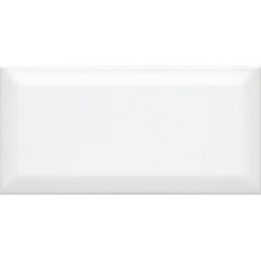 Плитка настенная Kerama marazzi Бланше белый грань 9.9х2 см (19040N)