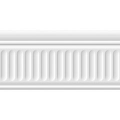 Бордюр Kerama marazzi Бланше белый структурированный 9.9х2 см (19048/3F)