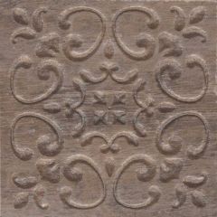Вставка Kerama marazzi Браш Вуд коричневый темный 9.9х9.9 см (STG/C481/SG1550)