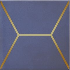 Декор Kerama marazzi Витраж синий 15х15 см (OP/C181/17065)