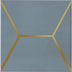 Декор Kerama marazzi Витраж голубой 15х15 см (OP/E181/17067)