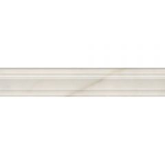 Бордюр Kerama marazzi Греппи белый багет 7.3х40 см (BLF001R)