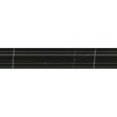 Бордюр Kerama marazzi Греппи черный багет 7.3х40 см (BLF002R)