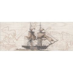 Декор Kerama marazzi Кампанелла Корабль 20х50 см (7150/3F)
