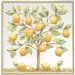 Декор Kerama marazzi Капри лимонное дерево 20х20 см (TLA001)