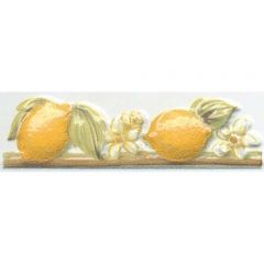 Бордюр Kerama marazzi Капри лимончики 3х9.9 см (TLA004)