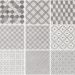 Керамогранит Kerama Marazzi (Керама Марацци) Карнаби-стрит серый орнамент 20х20 см, толщ. 8 мм, (SG1576N )