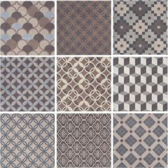 Керамогранит Kerama marazzi Карнаби-стрит серый орнамент 20х20 см (SG1577N )