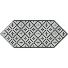 Декор Kerama marazzi Келуш 5 черно-белый 14х34 см (HGD/A484/35006)
