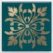 Вставка Kerama Marazzi (Керама Марацци) Клемансо зеленый темный 4.9х4.9 см (HGD/F252/5246)