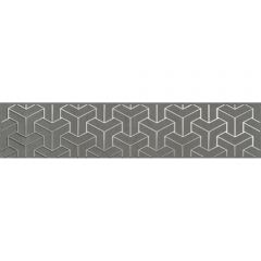 Бордюр Kerama marazzi Ломбардиа серый темный 5.4х25 см (AD/C569/6399)
