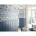 Плитка настенная Kerama Marazzi (Керама Марацци) Лувр синий панель 20х50 см (7195)