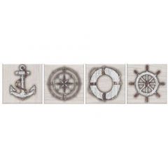Вставка Kerama marazzi Марекьяро светлая 10х10 см (33047/7)