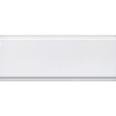 Бордюр Kerama marazzi Магнолия белый обрезной 12х30 см (BDA022R )