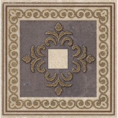 Вставка Kerama marazzi Орсэ коричневый лаппатированный 8х8 см (AD/A342/SG1596L)