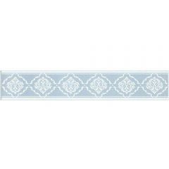 Бордюр Kerama marazzi Петергоф голубой 7.7х40.2 см (AD/B326/SG1545)
