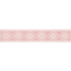 Бордюр Kerama marazzi Петергоф розовый 7.7х40.2 см (AD/C326/SG1546)