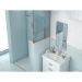 Бордюр Kerama Marazzi (Керама Марацци) Петергоф голубой 4.2х25 см (STG/B563/6305)