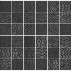 Декор Kerama marazzi Про Стоун черный мозаичный 30х30 см (DD2008/MM )