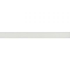 Бордюр Kerama marazzi Спига белый структура 3.4х40 см (LSA015)