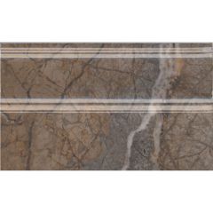 Плинтус Kerama marazzi Театро коричневый обрезной 15х25 см (FMB023R)