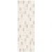 Декор Kerama Marazzi (Керама Марацци) Театро беж светлый мозаичный 25х75 см, толщ. 9 мм, (MM12142)