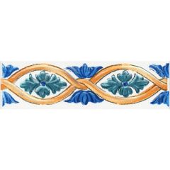 Бордюр Kerama Marazzi Капри майолика 3х9,8 см (STG/ A492/ 1146H)