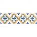 Бордюр Kerama Marazzi (Керама Марацци) Капри майолика 3х9,8 см, толщ. 7 мм, (STG/ A495/ 1146H)