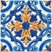 Вставка Kerama Marazzi (Керама Марацци) Капри майолика 9,8х9,8 см (STG/ A490/ 1146H)
