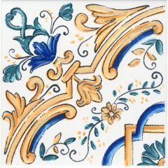Вставка Kerama Marazzi Капри майолика 9,8х9,8 см (STG/ A484/ 1146H)